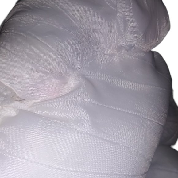 VTG Fisher Price PUFFALUMP Holiday White Mouse Candy Cane Stuffed Plush Toy 1987 - Picture 7 of 7